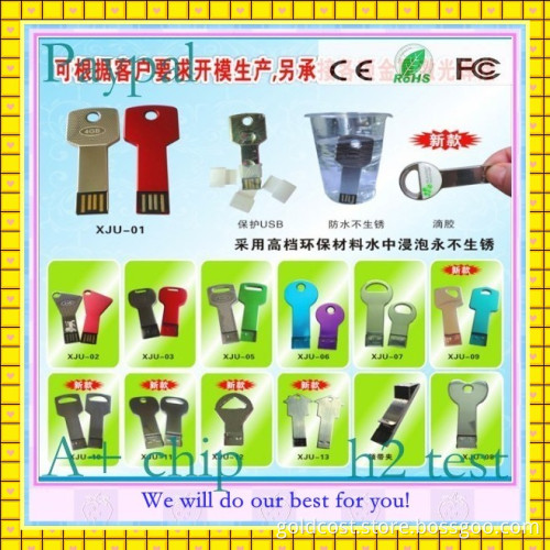 Full Capacity Different Shape USB Pen Drives (GC-K002)